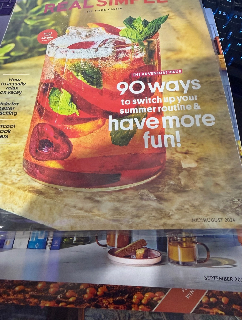 REAL SIMPLE Magazine LOT July/Aug September October 2024 BONUS Holiday Food Home
